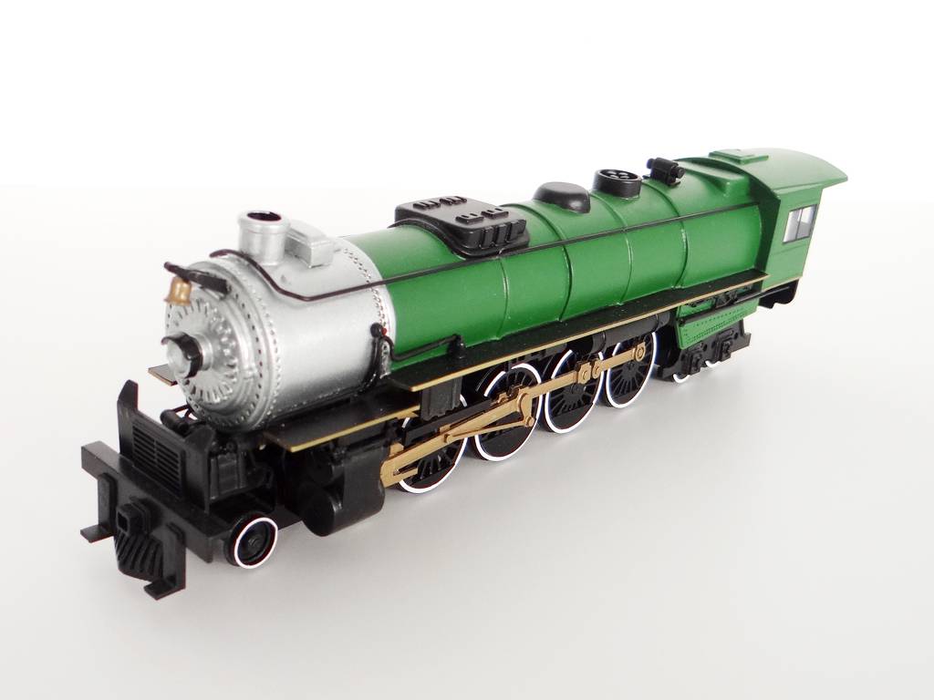 Model lokomotywy parowej Four Aces w skali 1:75