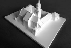 Makieta klasztoru, wydruk 3D